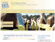 Tablet Screenshot of erich-kaestner-schule-schierstein.de